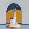 Deluxe Toilet Brush with Toilet Plunger Modern Compact Toilet Cleaning Brush Long Flexible Bristles Strong Cleaning Power Suitable for Bathroom Cleaning view 4