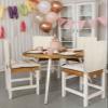 Anzona Cream Beige Chair Back Covers for Dining Room, Farmhouse Solid Cream Color Linen Polyester Back Chair Protector, Rustic Modern Art 8 Pcs Scratchproof Chair Back Cover for Party, 20 x 19 Inches view 3
