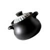 Ceramic Stockpot Korean Premium Ceramic Black Casserole Clay Pot with Lid,For Cooking Hot Pot Dolsot Bibimbap and Soup Heat Resistant Ceramic Pot,4.5l(Color:4.5l) view 1