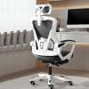 SoOSSN Retractable Footrest Office Chair with Lumbar Support and Headrest Chairs for Office Latex Office Desk Chair view 2