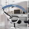 SoOSSN Retractable Footrest Office Chair with Lumbar Support and Headrest Chairs for Office Latex Office Desk Chair view 4