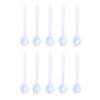 10PCS 1 Gram Measuring Spoon Plastic Teaspoon Scoop Mini Spoons for Powder Round Bottom Scoop Medicine Powder Spoon Kitchen Spoons view 1