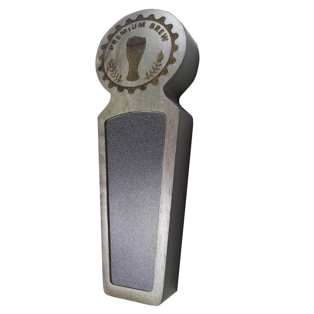 FixtureDisplays Premium Brew Beer Tap Handle with Two Small Black Chalkboard 14005NEW-NF