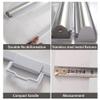 HomeLoft Basics Transparent PVC Roller Blinds Display Cabinet Plastic Roller Shade with Handle Roller Curtain for Supermarket Vegetables Fruit Fresh Breathable Keep Fresh Roller Blinds(W26X59in) view 2