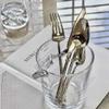 Silverware Set for 4 Unique 18/10 Stainless Steel 16 Piece Flatware Sets Mirror Polished Elegant Cutlery Utensils Set for Home Kitchen Dishwasher Safe Nice Weight view 2