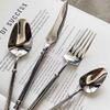 Silverware Set for 4 Unique 18/10 Stainless Steel 16 Piece Flatware Sets Mirror Polished Elegant Cutlery Utensils Set for Home Kitchen Dishwasher Safe Nice Weight view 4