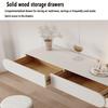 XIGOUZIQU Makeup Table, Hanging Dresser, Bedroom Modern Minimalist nightstand Vanity, All in one Small Suspended Makeup Table for Living Room, Bedroom.(Size:80 * 18 * 40cm) view 4