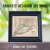 1874 Connecticut Map - 11x14 Unframed Art Print - Perfect Wall Decor in This Highly Detailed Restored Reproduction view 4