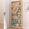 Gtzly Toddler Bookshelf, 4-Tier Kids Bookshelves with Pegboards for Wall Display in Bedroom Study Room Playrooms Nursery for Infants Baby Young Children(Size:100 * 10 * 178cm/39.3 * 3.9 * 70in) view 3
