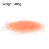 HARFINGTON 305g Crushed Glass Chips 3-6mm Shiny Electroplating Irregular Broken Sprinkles Chunky Glass for Crafts DIY Resin Art Decoration Vase Filler, Orange Red view 3