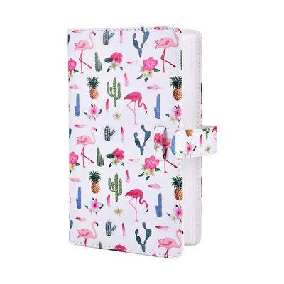 3 Inch Small Photo Album,96 Pockets Transparent Colorful Photo Book,Photos Mini Picture Album for Family Wedding Baby Photos (White)