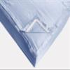 Pure Eco Zip On Fitted Sheet Cal King (72X84) + 10 Inch Deep Pockets - Includes 2 Zip-On Sheets & 1 Fitted Sheet Base - Cal King Size Zipper Fitted Sheets - Cotton 600 TC Fitted Sheet - Sky Blue view 2