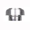DYETEE Chimney Caps, Aluminum Alloy Round 4/5/6/8 Inch Round Roof Vent Cap Rain Cover Roof Exhaust Vents, 360 Degree Rain Hat Round Exhaust Protector Cap, Stovepipe Finial Silver(Size:5in) view 1