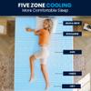 2 Inch Cooling Gel Infused 5-Zone Memory Foam Mattress Topper - California King view 4