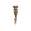 TUTURA LUTSS Schnauzer Dog Design Handmade Brass Hanger. Unique Decorative Wall Mount Hook for Coats Towels Hats and Bags. Artistic Home Dcor Accent view 4