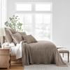 Levtex Home Mills Waffle Twin Bedspread Set (84x104in) with 1 Pillow Sham (26x20in) - Cocoa - Cotton Waffle Twin Size Bedspread Set - Lightweight, Soft, Pre-Washed view 2