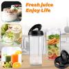 Ldbuejiaja 22Oz Blender Cups Blender Replacement Parts Blender Juicer Cups For B1001/MB1001B/MBR-0301/MBR-1101 Juicer Cup Lids view 2