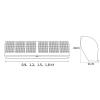 Air Curtain Machine Commercial Mute 60 "air Curtain Machine, Power Saing and Energy Saing, 2-Speed Button Style (Size : 60") () view 2
