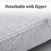 BLLMTEAR Sofa Bed Armrest Cushion Linen Fabric Cover Thicken Couch Support Pillow Rectangular Headboard Cushion Gap Filler Elbow Pillow(Color:Dark Gray,Size:20x20x50cm) view 4