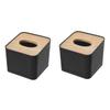 Amosfun 2pcs Tissue Box Cover Stylish Tissue Holder for Office Living Room and Home Use Compact Napkin Organizer for Desks and Countertops Decorative Storage view 1