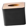 Amosfun 2pcs Tissue Box Cover Stylish Tissue Holder for Office Living Room and Home Use Compact Napkin Organizer for Desks and Countertops Decorative Storage view 2