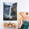 BTCOWZRV Beautiful Waterfall Tapestry Wall Hanging Aesthetic Wall Tapestries Poster Wall Tapestry for Bedroom Funny Wall Blanket Wall Art Decor Personalized Backdrop for Living Room Dorm 60"x80" view 3