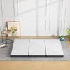 FDW 4 inch Tri-Fold Memory Foam Mattress, with Washable Cover, Portable Collapsible Mattress for Camping, Guest, Floor RV, CertiPUR-US Certified,Easy Storage, Full view 3