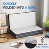 FDW 4 inch Tri-Fold Memory Foam Mattress, with Washable Cover, Portable Collapsible Mattress for Camping, Guest, Floor RV, CertiPUR-US Certified,Easy Storage, Full view 4