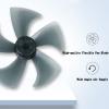 HomeLoft Basics Oscillating Wall Mounted Fan 16 Inch 3 Speed Wall Fan with Remote Control, Quiet/Energy Saving Cooling Fan view 2