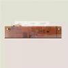 LGEOELIAS Acrylic Wall Magazine Rack Clear Brochure Holder Wall Mount Record Holder Wall Hanging Bookshelf Literature Storage Rack,Floating Bookshelves for Offcie Home, Brown view 1
