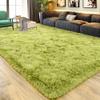 8x10 Large Area Rugs for Living Room, Ultra Fluffy Shag Rug for Bedroom, Modern Plush Soft Carpet for Girls Boys Kids Room Dorm Fuzzy Non Slip Rug for Home Decor Aesthetic, Green view 2