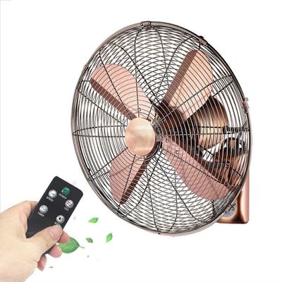HomeLoft Basics Wall Mounted Fan, Wall Mount Fans,retro Metal Cooling Wall Fan,Durable and wear-resistant,50W Industrial Heavy-Duty Electric Fan (Color : White, Size : 45cm/18in) (White 45cm/18in)