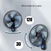 Electric fan Wall-mounted 20 Inch Silent 5 Blades 3 Speed For Living Room Bedroom Industry, Black (Color : Mechanical) (Mechanical) view 4