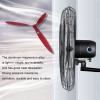 HomeLoft Basics Wall Industrial Fan Oscillating,3 Speed,Adjustable Angle,metal Wall Mounted Fans for Greenhouse Supermarket Factory Garage Summer House,Black (Size : 78cm) (78cm) view 4