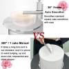 ddingsmafosee Round Cake Cream Spreading/Coating/Filling Machine,Baking Birthday Cake Tools,for 4-12inch Cakes,60-320RPM Rotating Speed,Suitable for Bakers & Home Enthusiasts,Easy to Use & Clean,Red view 3