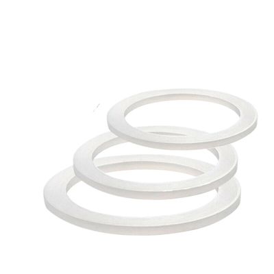 NUZEZCJG Replacement Gasket Seal for Coffee Espresso Stove Pot Top Silicone Rubber Silicone Ring Coffee Pot Sealing Ring*2pcs(Color:6 Cup)