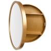 QZQHNYJ Mirror 2 in 1 Mirror Cabinets Bathroom Gold Wall Mirror Waterproof Cabinet with Mirror Wall-Mounted Vanity Mirror Storage Organizer ?Medicine Cabinet, view 3