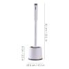 UINGBPXT Toilet Brush Bathroom Floor Cleaning Toilet Brushes Practical ABS Toilet Bowl Brush for Cleaning Bathroom Toilet Brush Deep Cleaning Reusable view 2