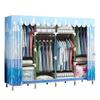 HUHJYUGE Portable Closet Wardrobe Clothes Rack, Wardrobe Closet for Hanging Clothes, Wardrobe Closet with Cover, Free Standing Closet Organizers and Storage System, Large Capacity for Bedroom view 1