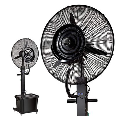 HomeLoft Basics Atomizing Fan Industrial Spray Fan Floor Fan Atomizing Fan Commercial Outdoor Water Mist Cooling Humidification High Power(Height 180cm) (Height 165cm)