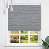 Cordless Roman Shades for Windows Blackout Fabric Roman Blinds with Elegant Privacy Window Blinds for Home Living Room Bedroom Windows,Dark Grey,75 1/2" W x 64" H view 1