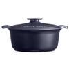 Emile Henry Made in France SUBLIME Ceramic 4 qt. Round Dutch Oven, Indigo view 4