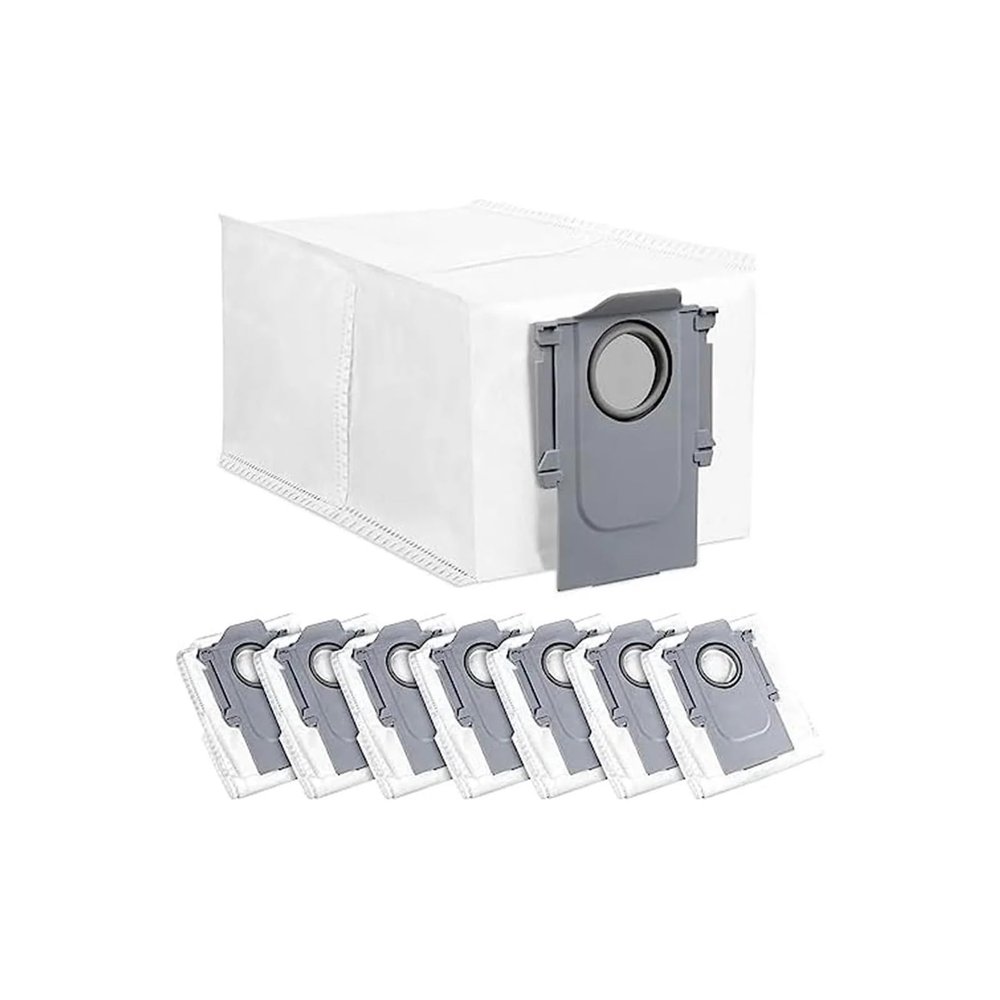 BCWBLWE 8 Pack Dust Bags Compatible For Roborock Q Revo. Robot Vacuum Large Capacity Disposable Replacement Bags, fu88yyun01