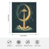 UFO 40" x 50" Alien Starry Sky Flying Saucer Spaceship Alien Super Soft Bedding Fleece Throw Blanket Luxury Bed Blanket Sofa Living Room Bedroom Warm Lightweight for Men and Women view 4