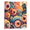 Funny Halloween 60" x 80" Cartoon Bats Ghosts Pumpkin Skeleton Super Soft Bedding Fleece Throw Blanket Luxury Bed Blanket Sofa Living Room Bedroom Warm Lightweight for Men and Women view 1