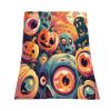 Funny Halloween 60" x 80" Cartoon Bats Ghosts Pumpkin Skeleton Super Soft Bedding Fleece Throw Blanket Luxury Bed Blanket Sofa Living Room Bedroom Warm Lightweight for Men and Women view 2