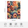 Funny Halloween 60" x 80" Cartoon Bats Ghosts Pumpkin Skeleton Super Soft Bedding Fleece Throw Blanket Luxury Bed Blanket Sofa Living Room Bedroom Warm Lightweight for Men and Women view 4