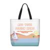 KMDESIGNIN Custom Zipper Tote Bag, Design Your Team Logo Photo Shopping Tote Personalized Reusable Grocery Bag (Medium) view 1