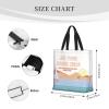 KMDESIGNIN Custom Zipper Tote Bag, Design Your Team Logo Photo Shopping Tote Personalized Reusable Grocery Bag (Medium) view 3