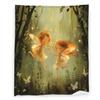 Elf 50" x 60" Fairy Tale Forest Fantasy Cute Anime Cartoon Super Soft Bedding Fleece Throw Blanket Luxury Bed Blanket Sofa Living Room Bedroom Warm Lightweight for Men and Women view 1
